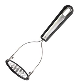Jeanne Fitz Potato Masher Stainless Steel - Foldable Potato Smasher Kitchen Tool, Bean Masher, Meat, Avocado, Baby Food, Ergonomic Handle, Collapsible Space-Saving Kitchen Gadgets, Cooking Utensils
