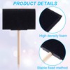 CustomyLife 8 Pcs Foam Paint Brushes, 4 Sizes Wood Handle