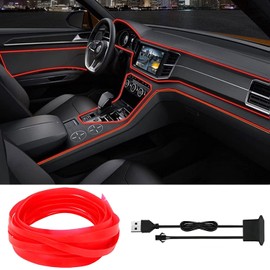 LED Interior Lighting Car, 5 m Car Interior Lighting, LED Atmosphere Light Car, Multicoloured Waterproof Ambient Lighting, Car LED Strips, Neon, Interior Lighting, Strips, Tape, Lamps