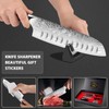 MOSFiATA 7" Santoku Knife with 5.5inch Santoku Knife, German High
