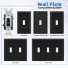 ELEGRP 3 Way Toggle Light Switch with Plate, 15 Amp,