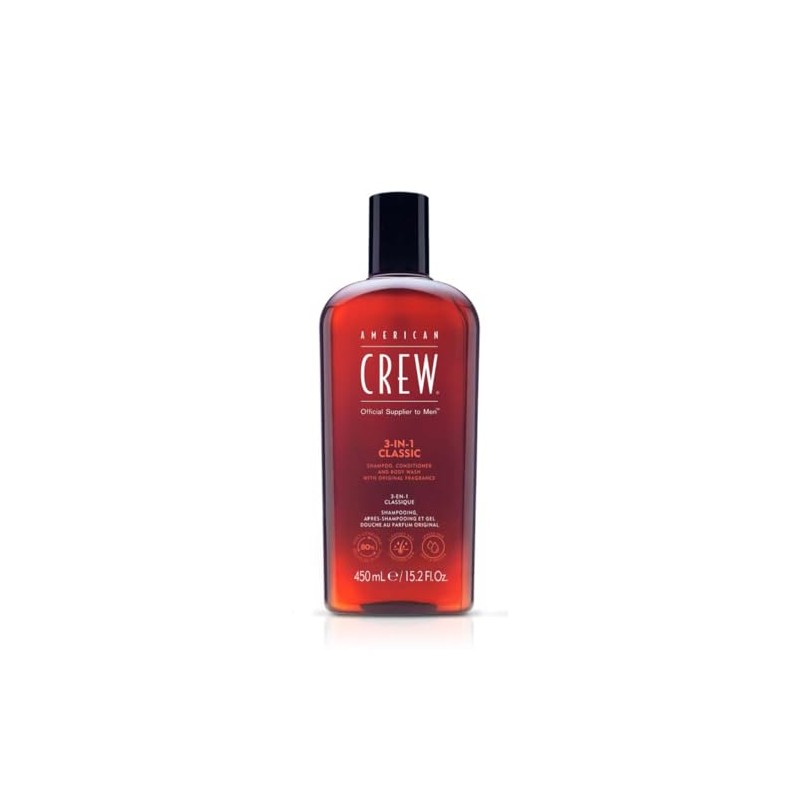 American Crew Shampoo Classic 3 In 1, 450 Ml