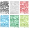 Samcos Alphabet Stickers Numbers Stickers Capital Letter Stickers Mailbox Number