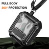 CCSmall for AirPods 4th Case Camouflage with Carabiner Keychain, Full