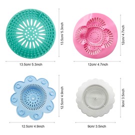 Allazone Pack of 53 Acrylic Pouring Strainers, Acrylic Pouring Strainers, 8 Pieces Acrylic Pouring Strainer, Flow Painting Tools Kits with Brush, Gloves for DIY Paint, Shower, Bathtub