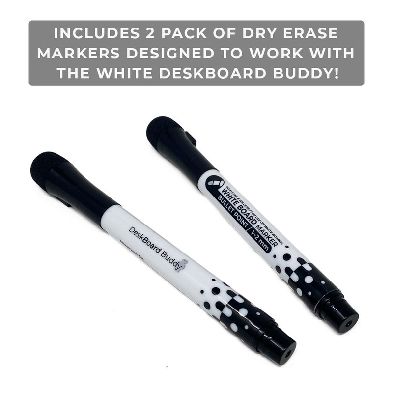 DeskBoard Buddy (White with Calculator)
