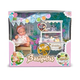 los Barriguitas 700017019 Meriendas Barriguitas Trolley Toy, Colourful, Talla única