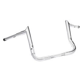 Aferrizu 10" Ape Hangers 1 ½ Rise Motorcycles Handlebars for Harley Davidson Touring Street Glide Electra Glide with Bating Fairing Meathook Bagger Bar 1986-2023, Chrome