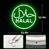 Halal Neon Signs for Wall Decor Dimmable Led Green Restaurant