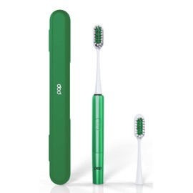 Go Plus Sonic Toothbrushes for Adults w/Electric Toothbrush Case - Electric Toothbrush for Adults & Kids - Sonic Toothbrush w/ 2 Speeds - 18000-24000 Vibrations Per Minute (Emerald Green)