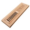 Homewell Red Oak Wood Floor Register, Flush Mount Vent Cover,