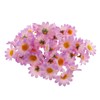 E-outstanding Silk Daisy Flower Head 100PCS 1.5Inch Purple Artificial Gerbera