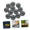 Outanaya 12pcs Compass Lightweight Navigation Tool for Hiking Camping and