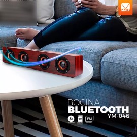 Maíz Bocina Bluetooth Barra Sonido Radio Recargable Usb Portatil Color Ab