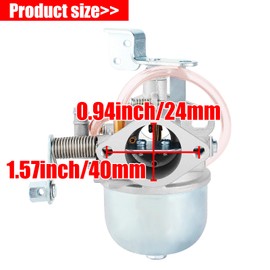 SOAJEE Carburetor Fuel Pump for EZGO Marathon Golf Cart 1980 1981 1982 1983 1984 1985 1986 1987 18342-G1 20071-G1 26645-G01 17563 Carb-018A 24233-G1 2-Cycle Robin Engine