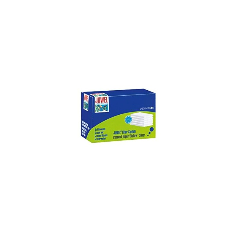 Juwel Pack of 5 Poly Pad Bioflow Compact Super
