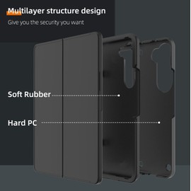 for Galaxy Z Fold 6 Case,Heavy Duty Dual Layer Hard PC & Soft Silicone Rugged Bumper Shockproof Protective Case for Samsung Galaxy Z Fold 6 5G 2024,Cute Sloth