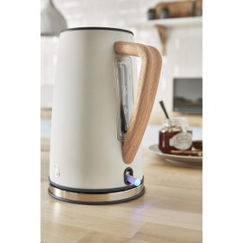 Swan SK14610WHTN Nordic Electric Kettle, 10"x6.3"x8.7", Cotton White