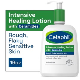 Cetaphil Intensive Healing Lotion with Ceramides, Dry Rough Flaky Skin, 16 fl oz