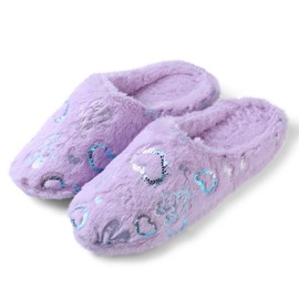 eBigValue Women's Fuzzy House Memory Foam Slippers Bedroom Slippers for Women Fluffy Indoor Outdoor Slippers Women Trendy Gift for Kids Men Slip-in