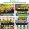 Riare 4 Pack 30 Inch Black Fabric Window Box Liners-