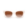 Coach Women's HC8418U Universal Fit Butterfly Sunglasses, Milky Cloud/Brown Gradient,