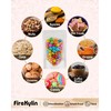 FireKylin 100 PCS Stand Up Pouches,3.9" x 5.9" Paper Bags