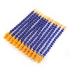 1/4" Thread Flexible Water Oil Coolant Pipe Hose, 12pcs Round