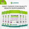 Lindens Potassium 200mg Tablets with 50mg Vitamin C - 100