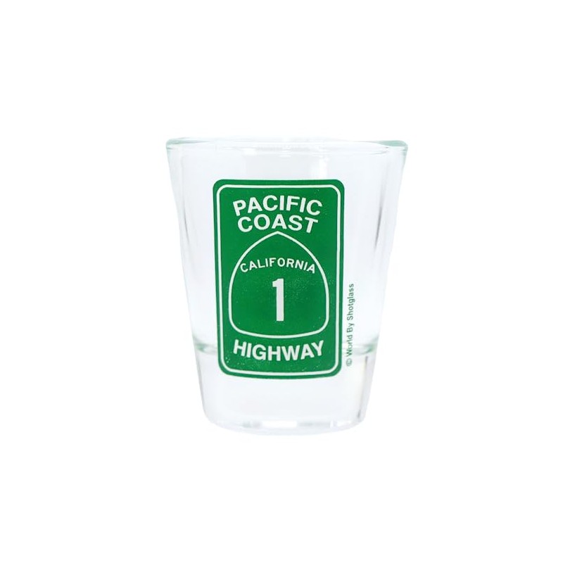California Pacific Coast Highway One Shot Glass