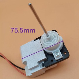 Canyoyi Refrigerator Evaporator Condenser Fan Motor Compatible with MABE 115V 2.6W 60Hz 2- pin Shaft Length 55mm Shaft Diameter 3.1mm Line Length 280.0mm 294D1978P001 WR01F04955 24-192