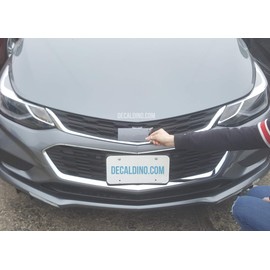 DecalDino Car Emblem Wrap Kit - for Chevy Models Bowtie Badge Decal Satin Steel Metallic