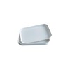 VSUINGO Small Tray 3 Pack, White 7.8 inch Wheat Straw