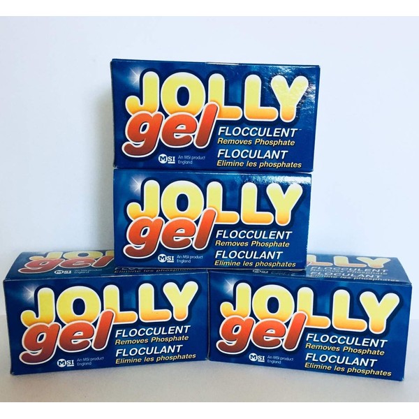 JOLLY GEL Swimming Pool Flocculent x 4 Boxes (16 cubes)