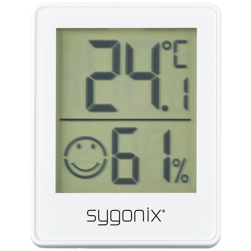 Sygonix Thermo/Hygrometer White SY-5267052