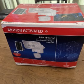 Cooper Lighting Motion Activated Solar Powered Halogen Floodlight