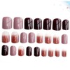 Healeved Press on Nails 48pcs Nail Stickers Glittering Full Nail
