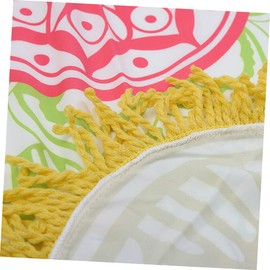 WOONEKY Round Beach Towel Tassels Australian Fitness Yoga Mat Blanket Shawl Decor Lightweight