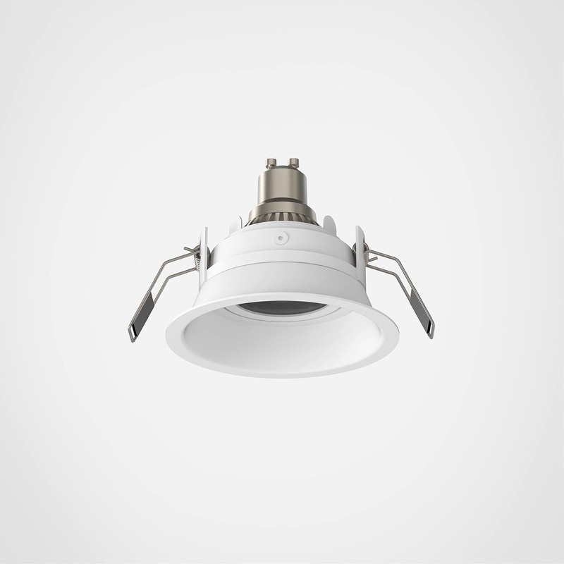 Astro Minima Slimline Round Adjustable Fire-Rated Indoor Downlight (Matt White),