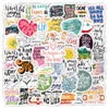 Inspirational Phrase Stickers 50PCS for Adults Teens Students,Motivational Quote Labels
