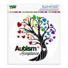 Autism Acceptance Tree of Life with Hearts Automotive Car Window