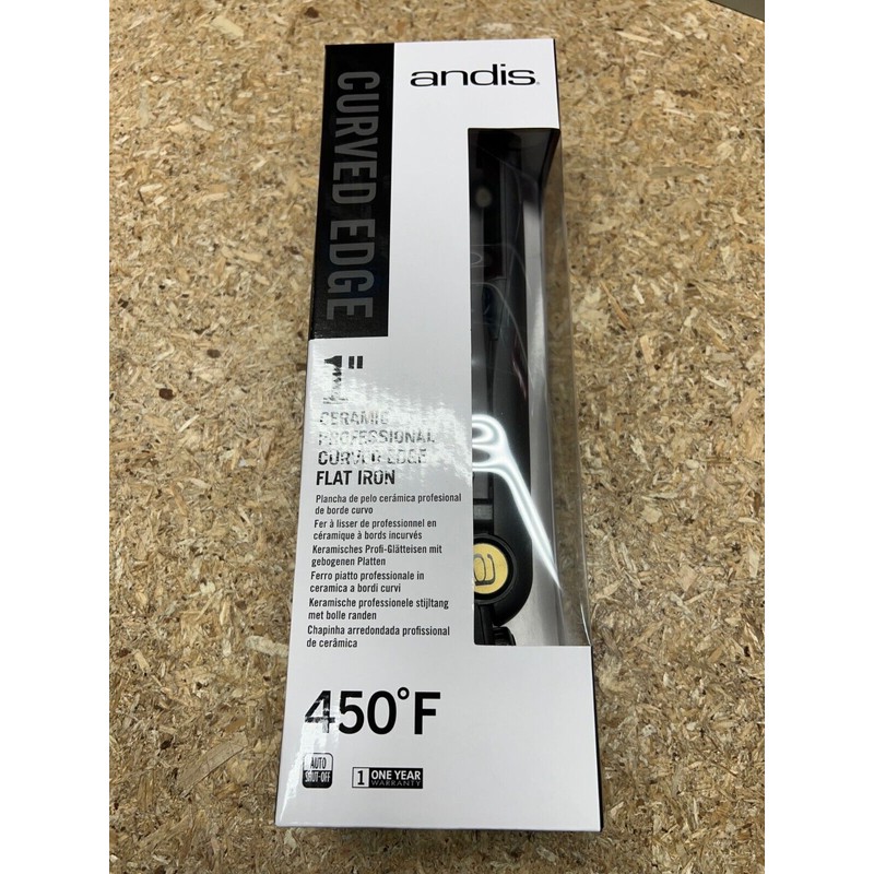 Andis 30260 1" Ceramic Professional Flat Iron Dual Volt Straightener