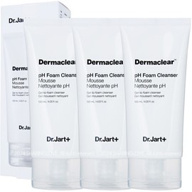 Dr. Jart+ Dermaclear pH Foam Cleanser 120ml x 3 / 닥터자르트 더마클리어 pH 폼 클렌저 120ml x 3개