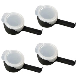 365Home 4PCS Bag Clips With Pour Spout, Sealing Clip With Nozzle Snack Dispenser, Snack Clips That Pour, Durable Plastic Clips for Food Storage, Seal and Pour Bag Clip Airtight