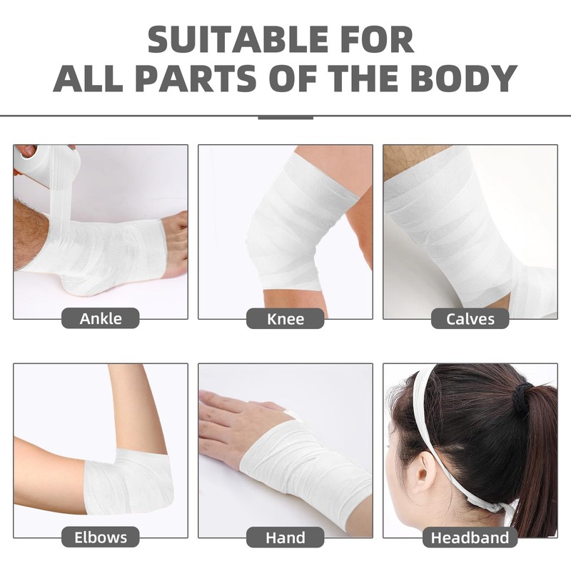 OK TAPE Pre Wrap Tape (4-Rolls) - Athletic Foam Underwrap