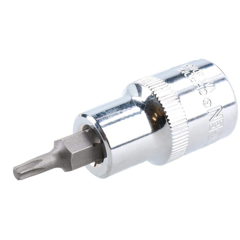 T20 Male Torx Bit Star Socket 1/2" Drive Standard Internal