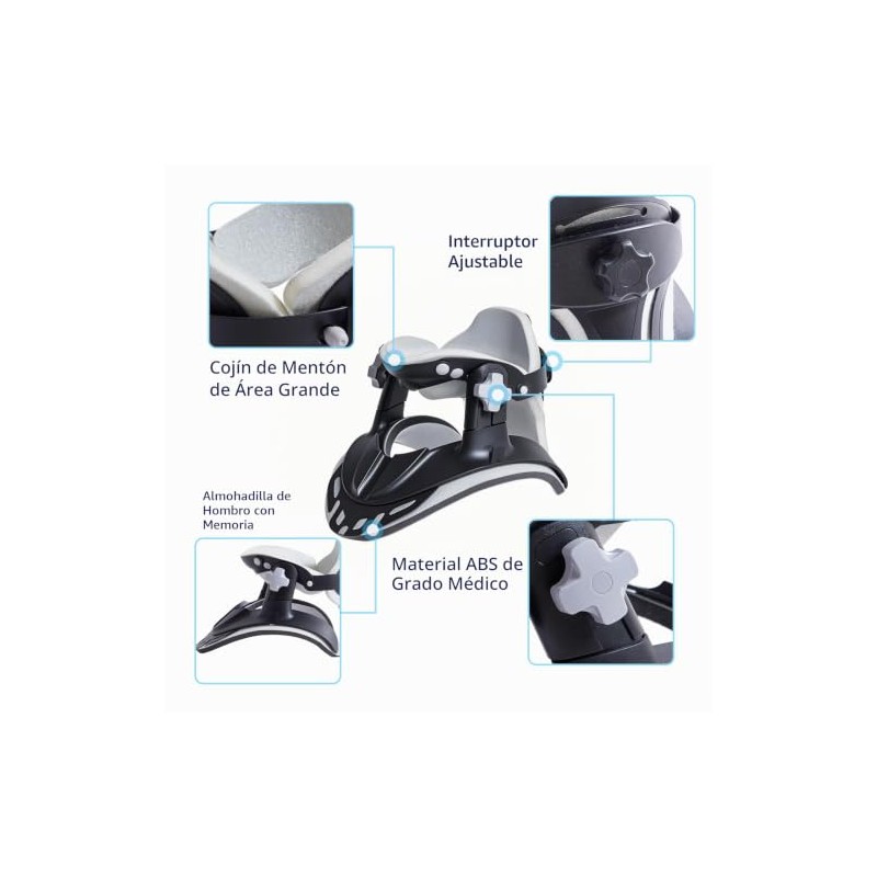 ALPHAY Estirador de cuello, férulas cervicales para dolor de cuello