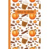 Pumpkin Spice Notebook: Wide Ruled Pages Sized 6 X 9