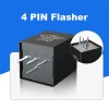 SHENKENUO 4-Pin LED Flasher Relay Fix For Chevy Silverado Suburban
