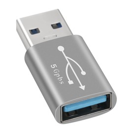 Togconn USB 3.0 Adapter, USB A Male to Female Connector Converter Extender, Support Charge & Data Sync for PC, Laptop, Mouse, Keyboard, USB A Charger